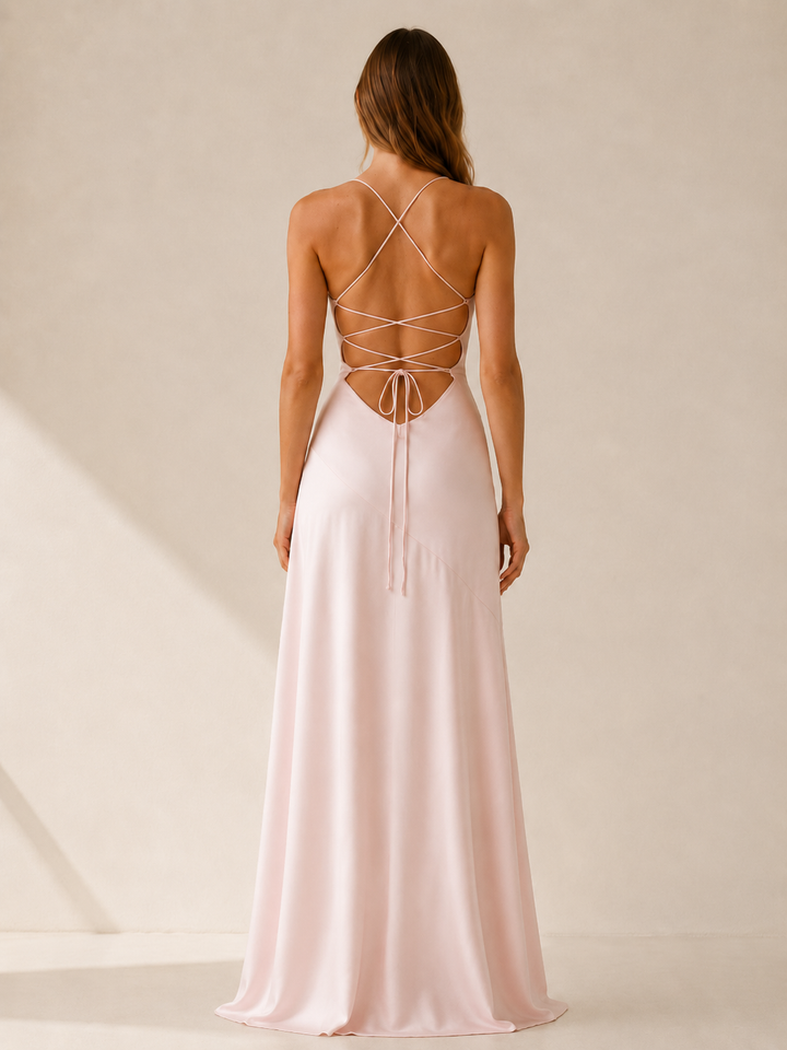 Elowenna | High Slit Ruffle Maxi Dress