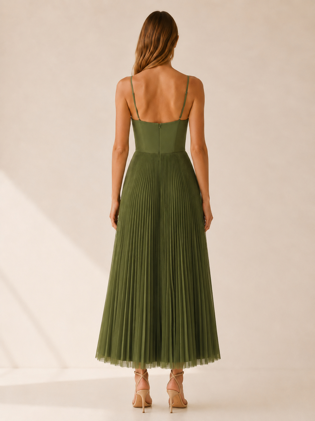 Elvira | Strappy Maxi Dress with Ruffle Detail