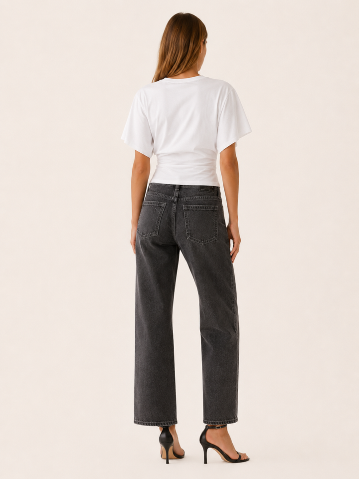 Helena | Fitted Waist Top with Flared Sleeves