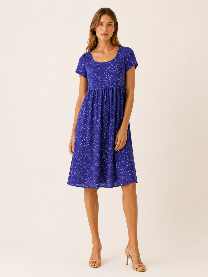 Marit | Boho Mini Dress with Relaxed Print