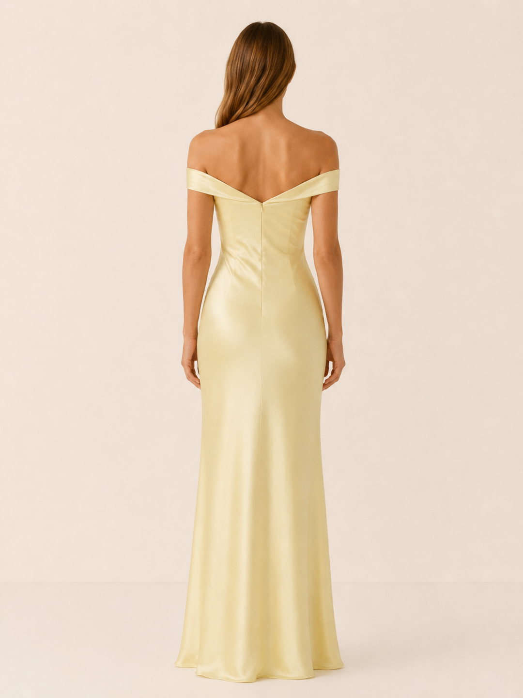 Mona | Off Shoulder Maxi Dress with Fitted Bodice