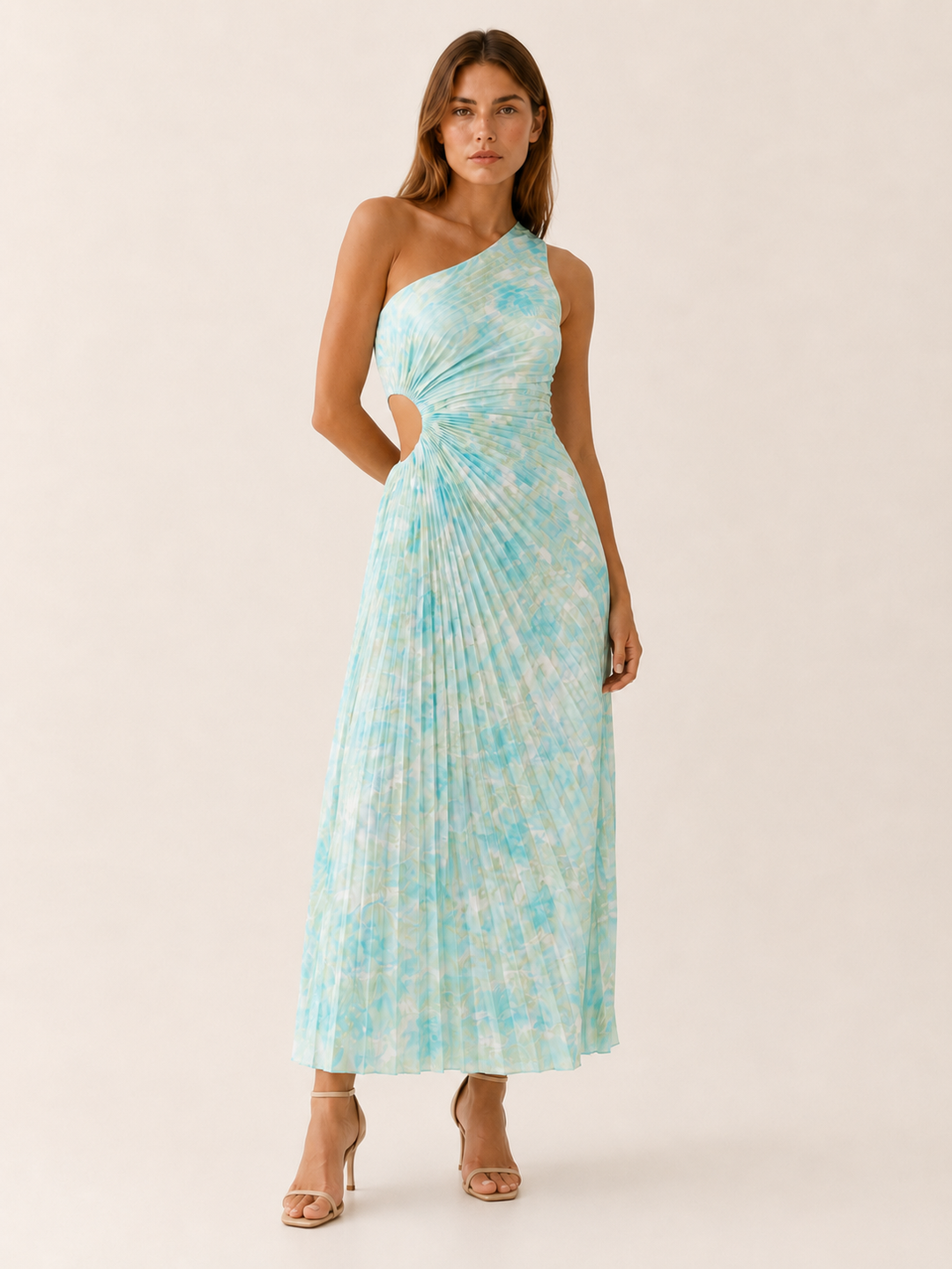 Odessa | One Shoulder Floral Maxi Dress