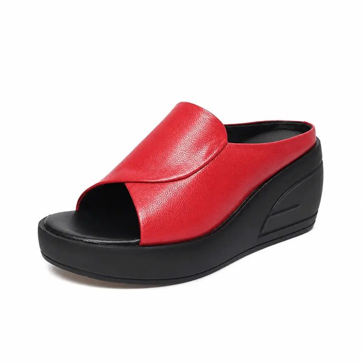 Ramona | Comfortable Slip-On Wedge Sandals
