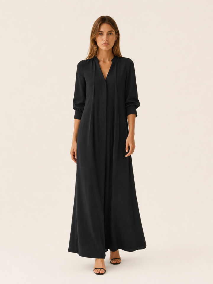 Sorella | Loose Fit Maxi Dress with Long Sleeves