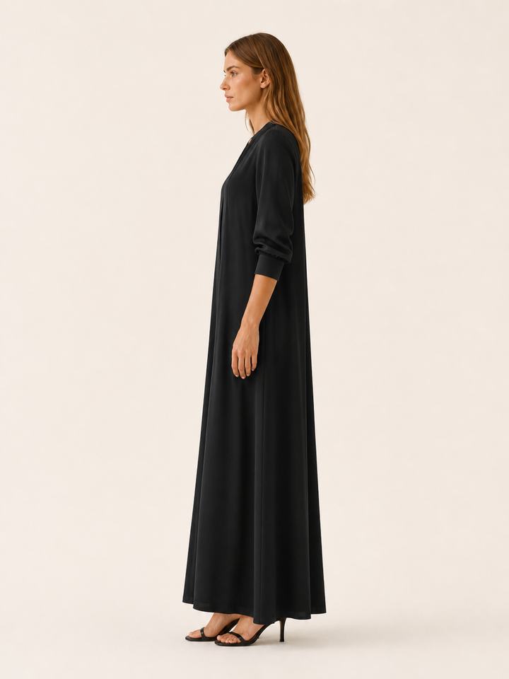 Sorella | Loose Fit Maxi Dress with Long Sleeves